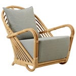 Sika-Design Sedia Charlottenborg, rattan naturale - verde chiaro