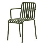 Terassituolit, Palissade käsinojallinen tuoli, oliivinvihreä, Vihreä