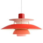 Pendant lamps, PH 5 pendant, red, Red