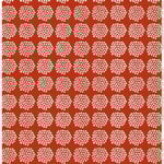 Puketti coated fabric, red - dark blue - white Puketti coated fabric, red - dark blue - white