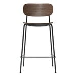 Bar stools & chairs, Co counter chair 65,5 cm, black steel - dark stained oak, Black