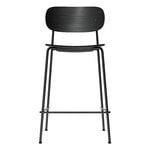 Audo Copenhagen Sedia da bar Co, 65,5 cm, acciaio nero - rovere nero