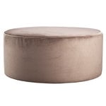 Moon pouf, large, Musone grey brown Moon pouf, large, Musone grey brown