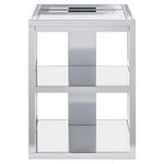 , Open Kitchen frame 50, brushed stainless steel, Silver