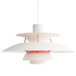 Louis Poulsen Lampada a sospensione PH 5, bianco modern