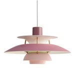 Louis Poulsen Lampada a sospensione PH 5 Mini, rosa