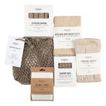 Cloth napkins, Zero Waste Basic set, earth color mix, Brown