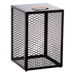 Tavolino The Cube, marrone scuro