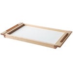 Trays, Alvar tray, birch-white laminate, Natural