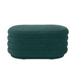 Pouf Oval, medium, dark green Pouf Oval, medium, dark green