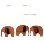 Flensted Mobiles Mobile Baby Elephants 3, legno