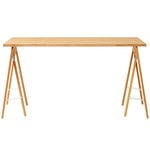 Dining tables, Linear table top, 125 x 68 cm, oak, Natural