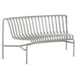 Outdoor benches, Palissade Park dining bench add-on, in, sky grey, Grey