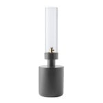 Patina oil lamp, mini, grey