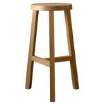 Stools, Lonna bar stool, 74 cm, oak, Natural