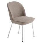 Dining chairs, Oslo chair, Ocean 32 - chrome, Beige