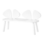 Kids' furniture, Mouse bench, white, White