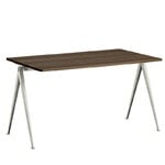 Dining tables, Pyramid table 01, beige - smoked oak, Beige