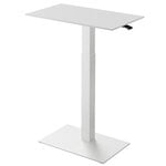 Height-adjustable desks, Mahtuva höj- och sänkbart skrivbord, vitt, Vit