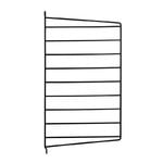 Shelving units, String side panel 50 x 30 cm, 1-pack, black, Black