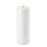 LED pillar candle, 7,8 x 25 cm, nordic white LED pillar candle, 7,8 x 25 cm, nordic white