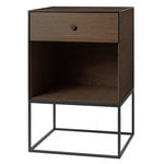 Audo Copenhagen Credenza Frame 49 con 1 cassetto, rovere affumicato