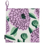 Pieni Primavera pot holder, off white-violet-green Pieni Primavera pot holder, off white-violet-green