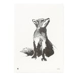 Posters, Fox poster, 50 x 70 cm, White