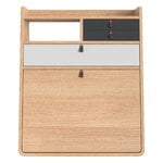 Hartô Gaston wall desk, 60 cm, oak - light grey - slate grey
