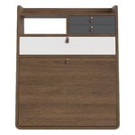 Hartô Bureau mural Gaston, 60 cm, chêne teinté - gris clair - gris ardoise