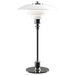 PH 2/1 table lamp, chrome plated