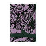 Fandango hand towel, dark green - pink Fandango hand towel, dark green - pink