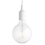 Lampade a sospensione, Lampada a sospensione E27 LED, bianca, Bianco