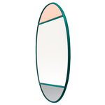 Vitrail mirror, 50 x 50 cm, round, green Vitrail mirror, 50 x 50 cm, round, green