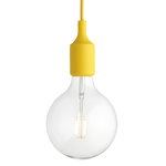 Lampade a sospensione, Lampada a sospensione E27 LED, gialla, Giallo