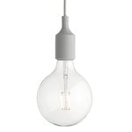 Muuto LED-Pendelleuchte E27, hellgrau