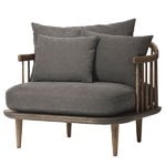 Armchairs & lounge chairs, Fly SC1 lounge chair, smoked oak - Hot madison 093, Gray