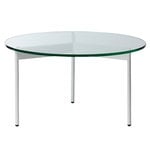Coffee tables, From Above coffee table, 72 cm, clear - white, White