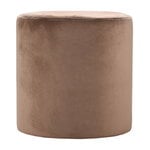 Moon pouf, small, Musone grey brown Moon pouf, small, Musone grey brown