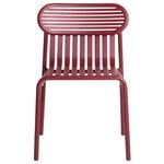 Patio chairs, Week-end chair, burgundy, Red