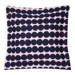 Räsymatto cushion cover 50 x 50 cm, pink - dark blue Räsymatto cushion cover 50 x 50 cm, pink - dark blue