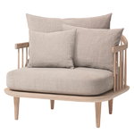 Fly SC1 lounge chair, white oiled oak - Hot Madison 094 Fly SC1 lounge chair, white oiled oak - Hot Madison 094