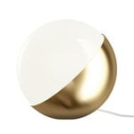 Lampade da tavolo, Lampada da tavolo/terra VL Studio 250, ottone, Bianco