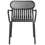 Terassituolit, Week-end käsinojallinen tuoli, musta, Musta