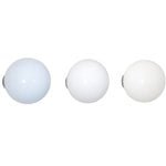 Vitra Coat Dots, set of 3, white