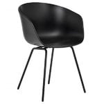 Dining chairs, About A Chair AAC26, black, Black
