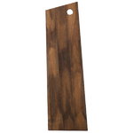 Asymmetric cutting board, medium, smoked oak Asymmetric cutting board, medium, smoked oak
