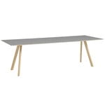 CPH30 table, 250 x 90 cm, lacquered oak - grey lino