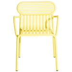 Petite Friture Week-end käsinojallinen tuoli, keltainen