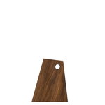 Asymmetric cutting board, small, smoked oak Asymmetric cutting board, small, smoked oak